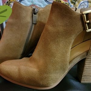 Michael Michael Kors Adams Round Toe Suede Bootie